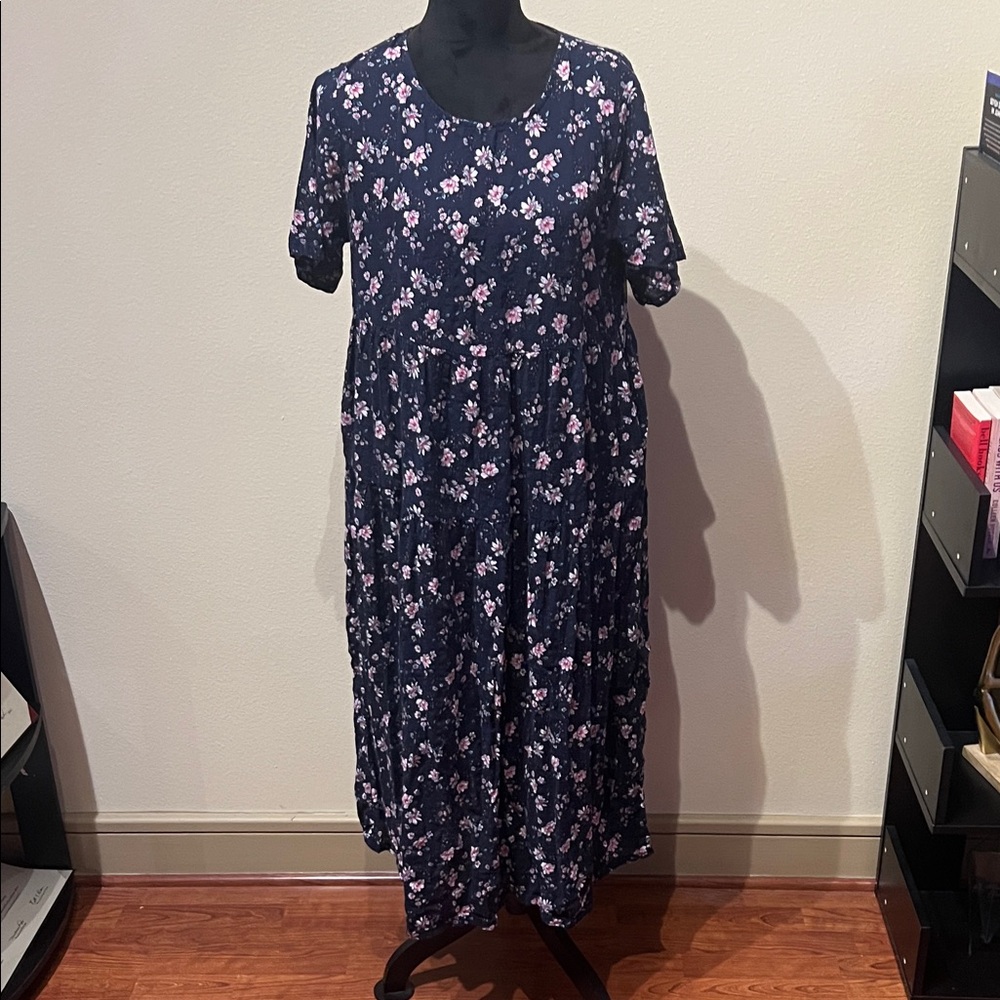 Floral Navy Dress
